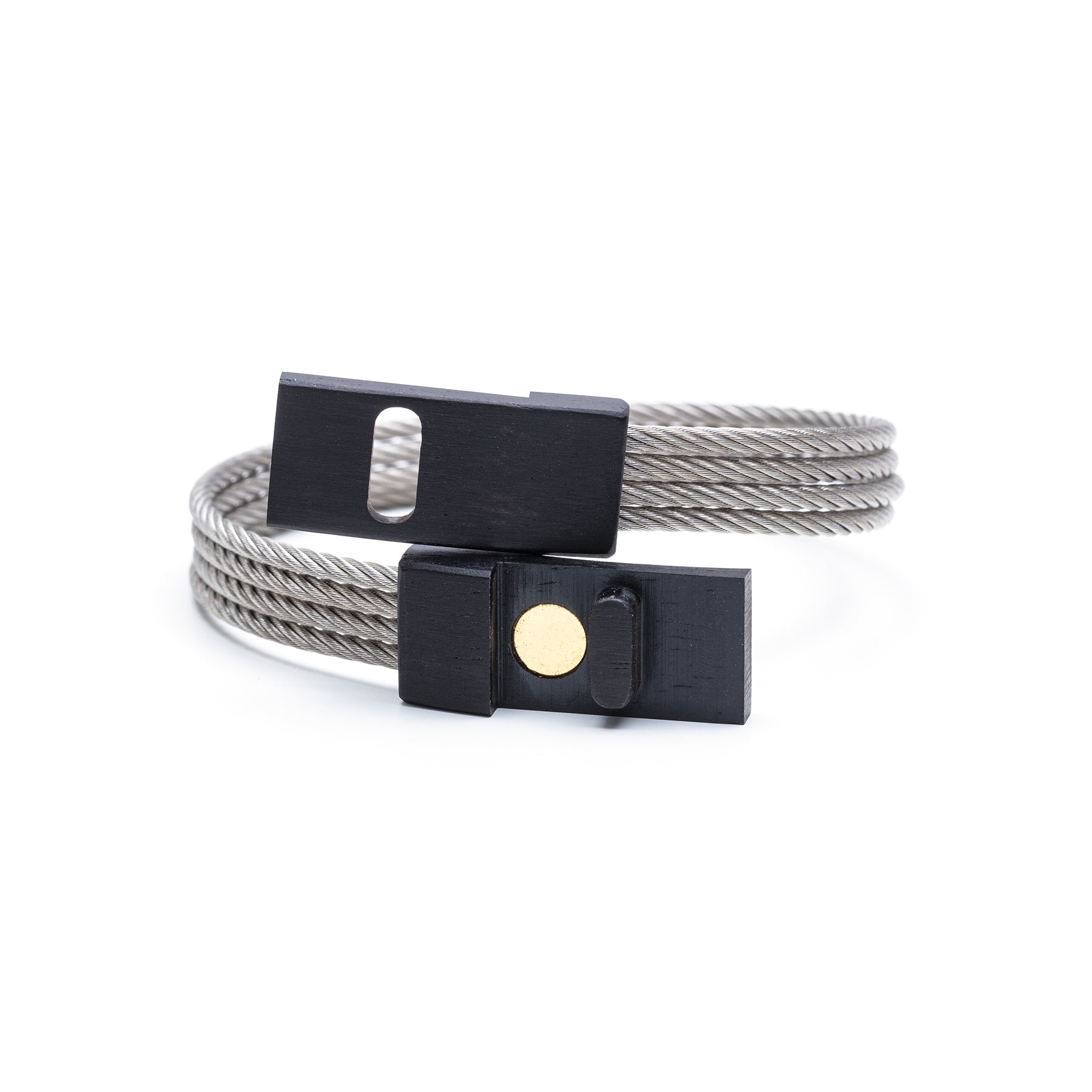 magnetic clasp bracelet ebony