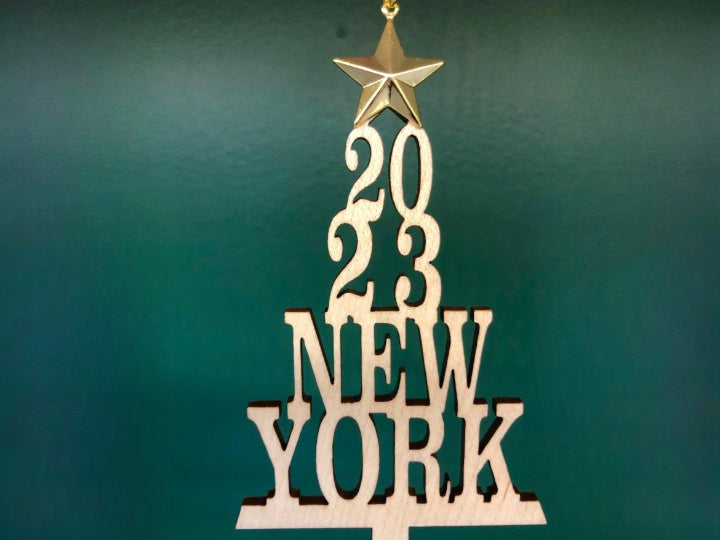 Christmas ornamnet 2023 New York maple