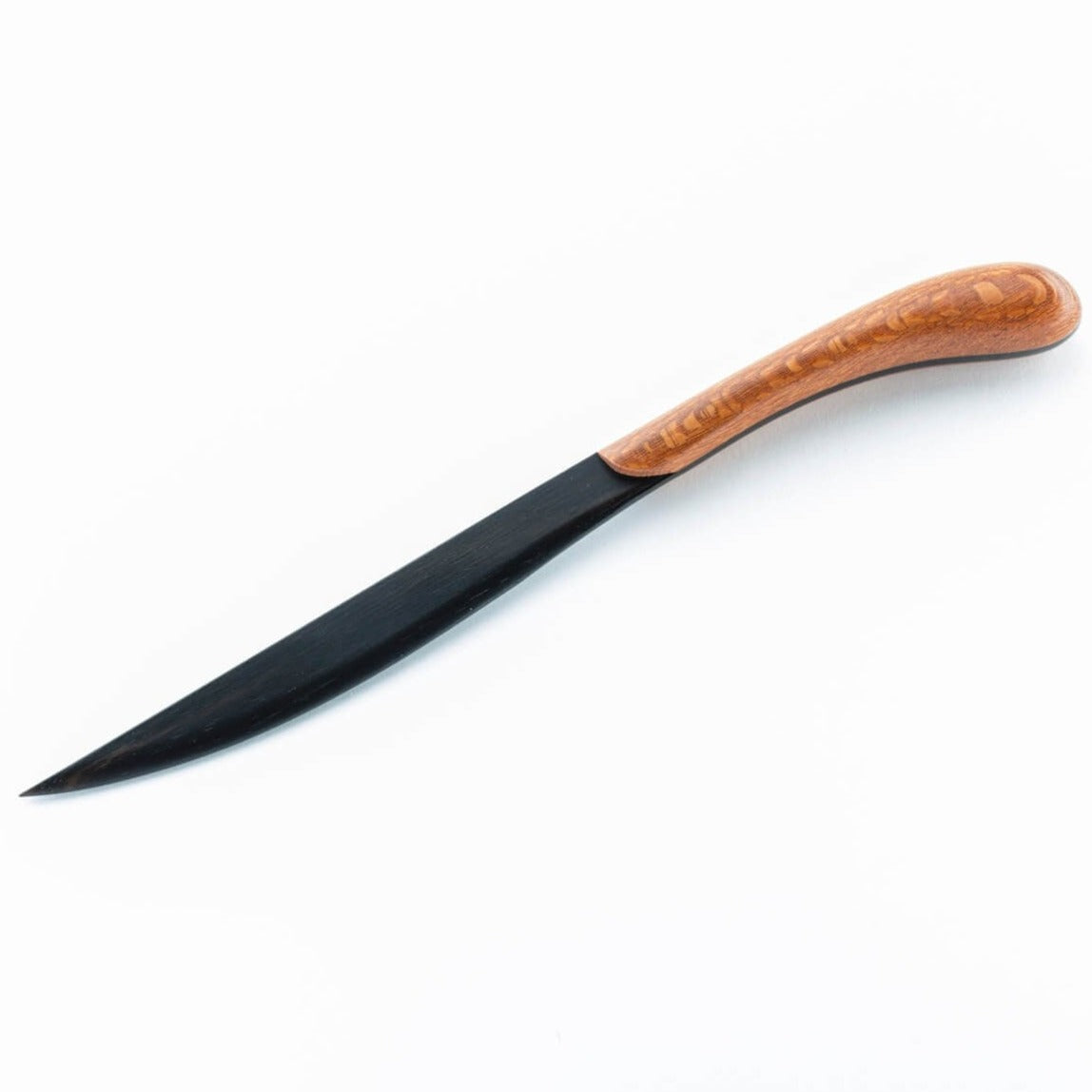 Handmade Wooden Letter Opener - Ebony Blade by Davin & Kesler
