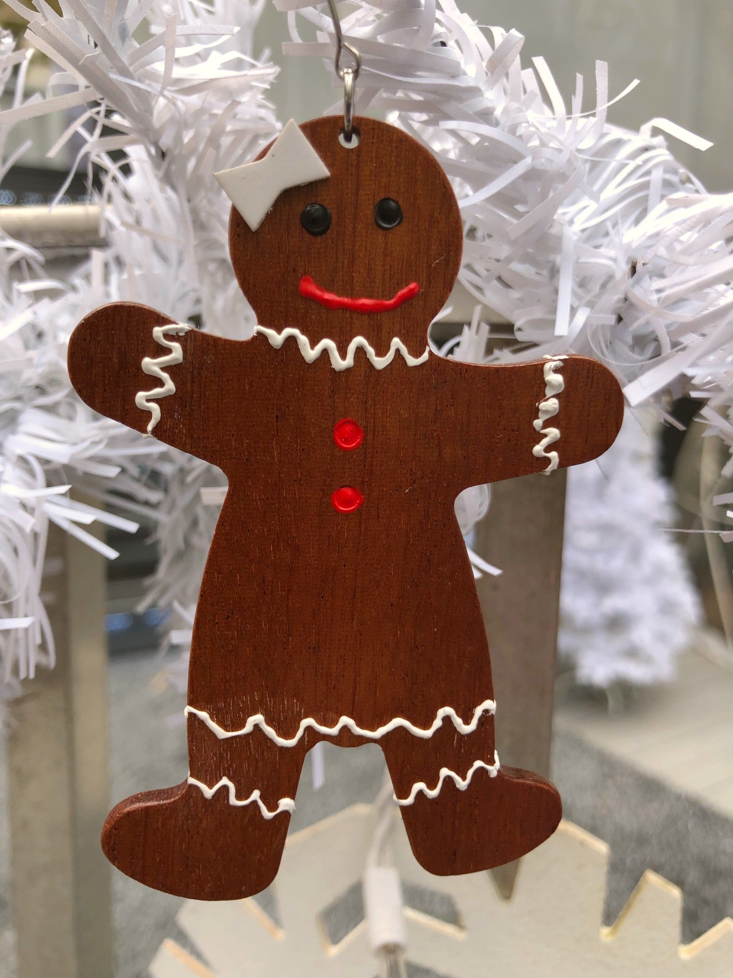 Gingerbread Woman Christmas Ornament