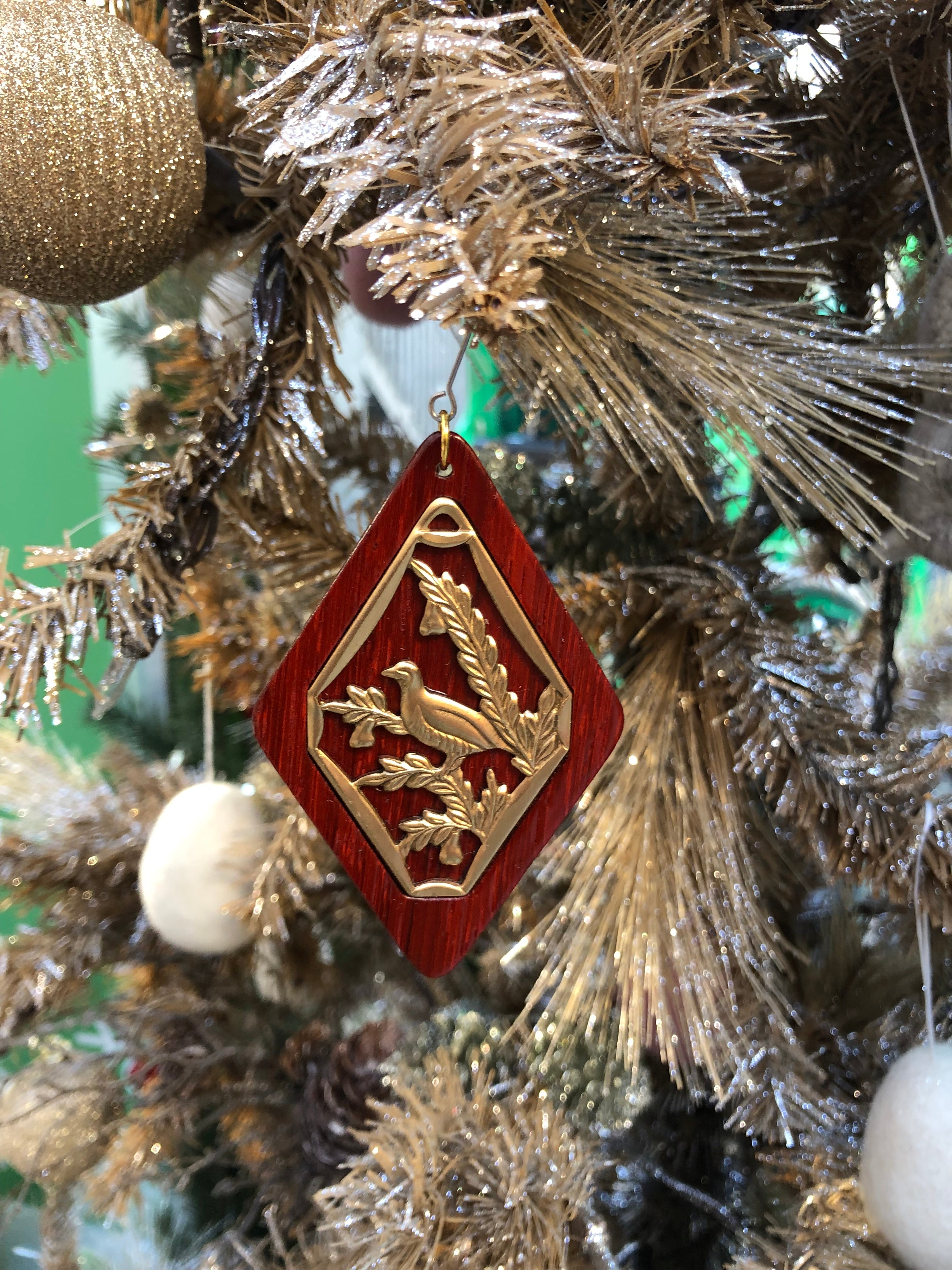 Partridge in a Pear Tree Christmas Ornament - Davin & Kesler