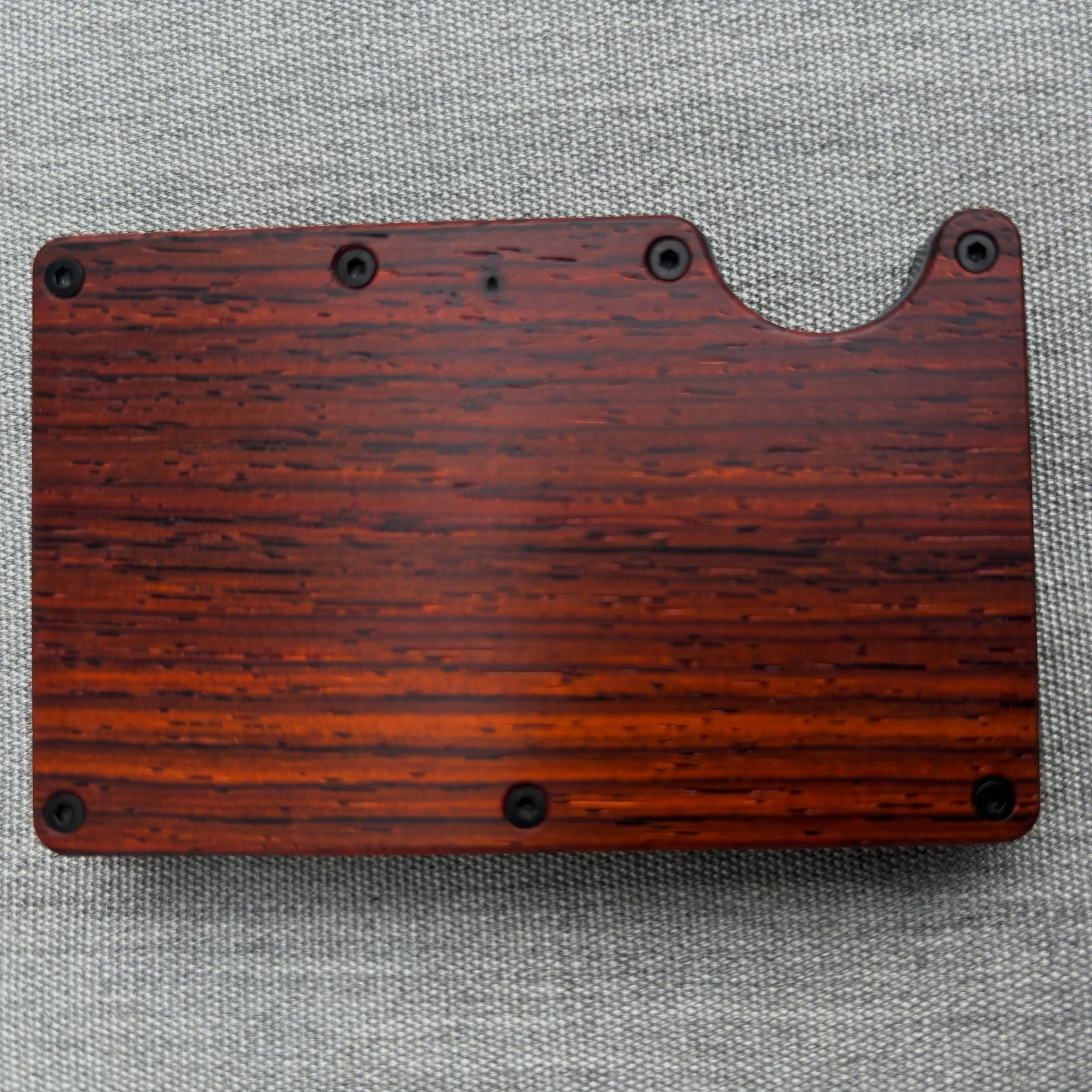 cocobolo slim wallet