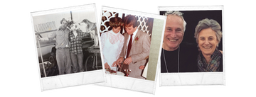 Mary Davin and Tom Kesler on multiple polaroid photographs