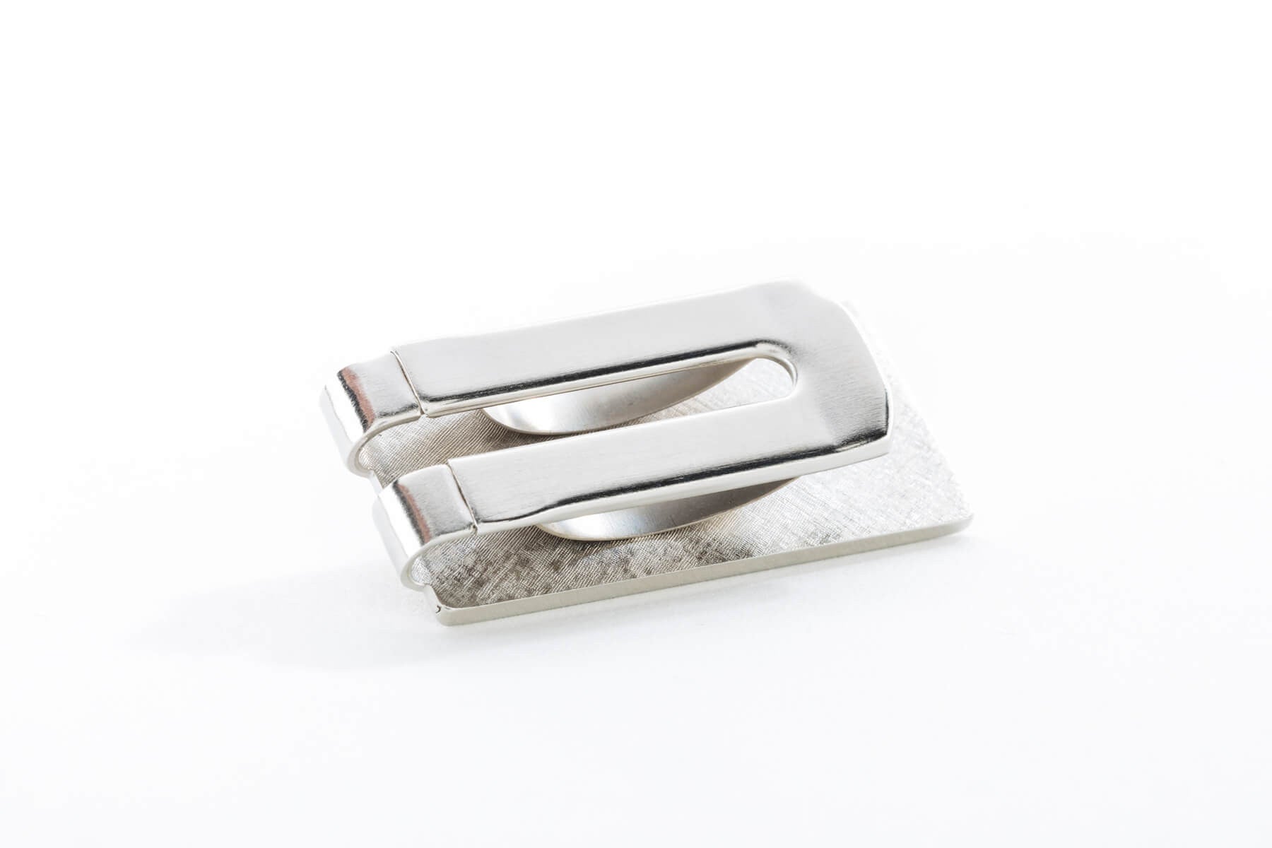 Money Clip - Silver Inlay